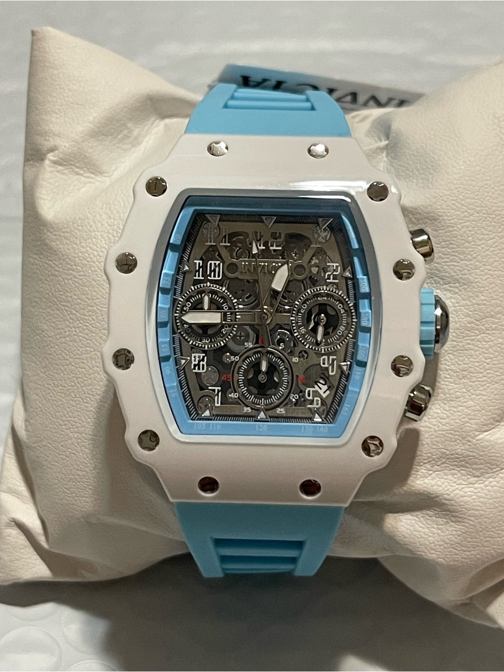 Invicta Racing Valxor Unisex Watch - 40mm, Light Blue